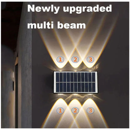 Lampara aplique Solar Led Exterior Pared