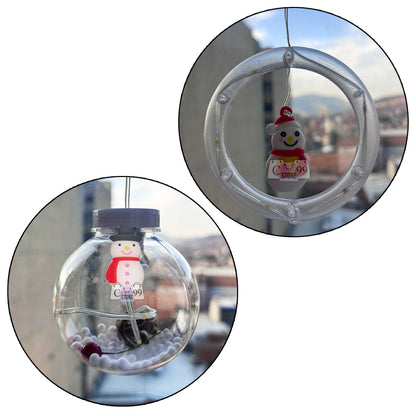 🌟🎅🏻Cortina luces de Navidad Bolas, Aros y Figuras - Boston🎅🏻🌟