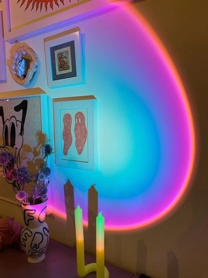 Lámpara Atardecer con 16 colores 🌌