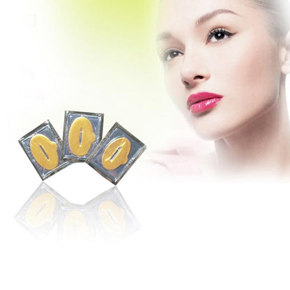10 PCS GOLD COLAGENO MASCARA DE LABIOS
