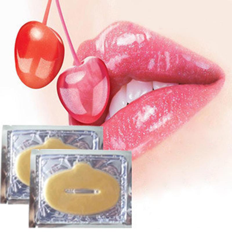 10 PCS GOLD COLAGENO MASCARA DE LABIOS