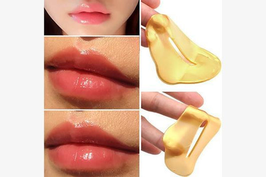 10 PCS GOLD COLAGENO MASCARA DE LABIOS